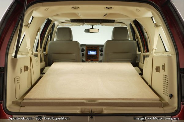 will a 4x8 sheet of plywood fit in an expedition?