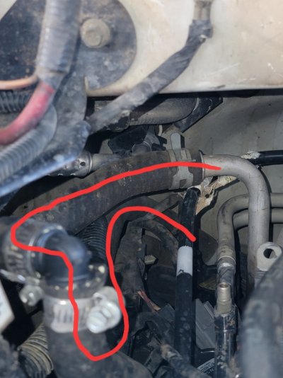 99 5.4L heater hose routing | Ford Expedition Forum
